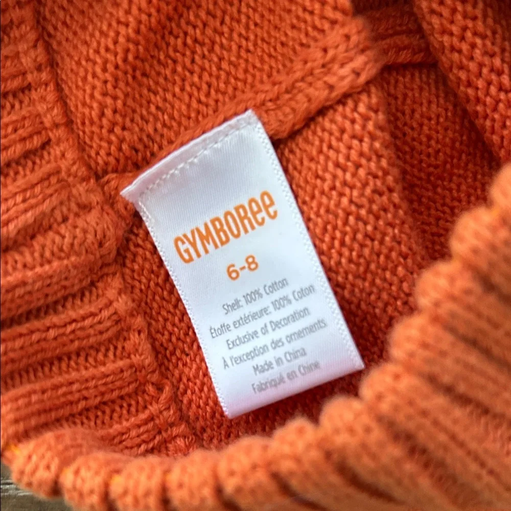 NWOT! Gymboree Knit Sweater Fall Autumn Harvest Pumpkin Beanie Hat